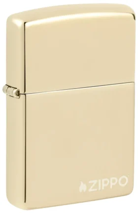 Logotipo Classic de Zippo en color champán