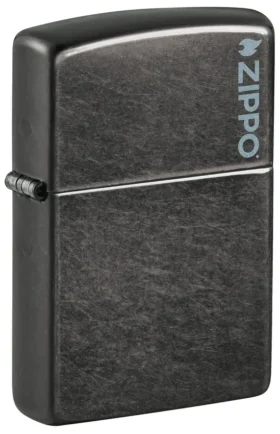 Logotipo Classic de Zippo en gris