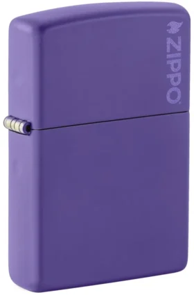 Logotipo Classic de Zippo en morado mate