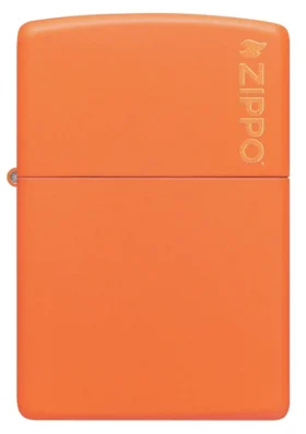 Logotipo Classic de Zippo en naranja mate