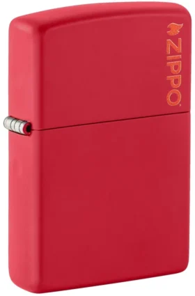 Logotipo Classic de Zippo en rojo mate