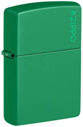 Logotipo Classic de Zippo en verde hierba mate