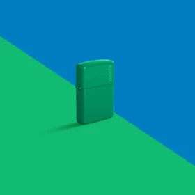 Logotipo Classic de Zippo en verde hierba mate