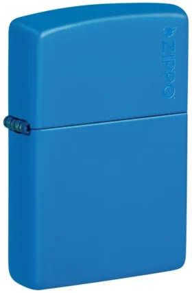 Logotipo clásico de Zippo en azul cielo mate