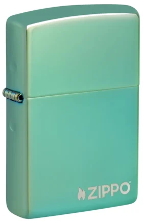 Logotipo clásico de Zippo en verde de alto brillo