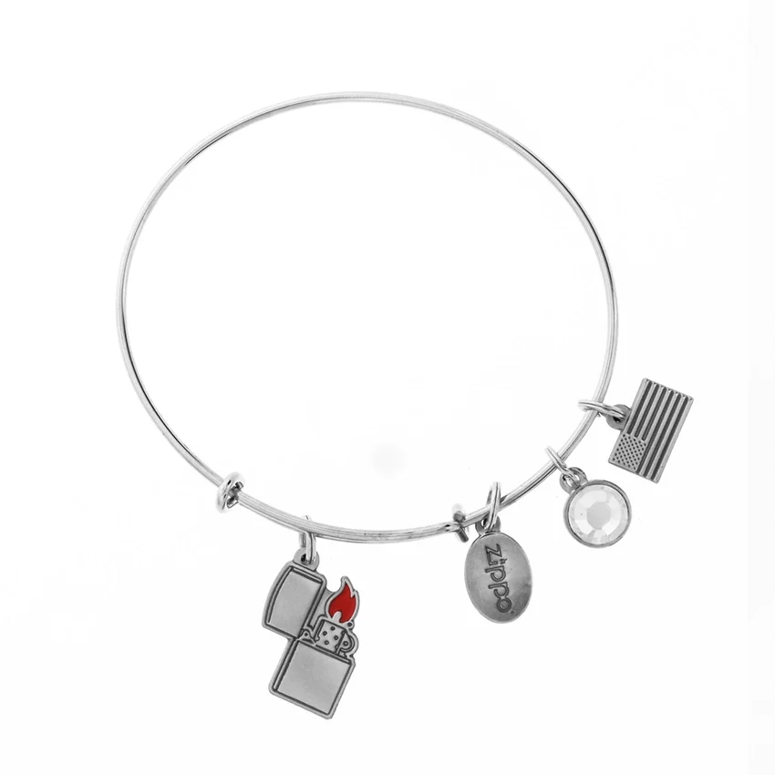 Pulsera con colgantes de encendedores zippo Pulsera con colgantes de encendedores zippo