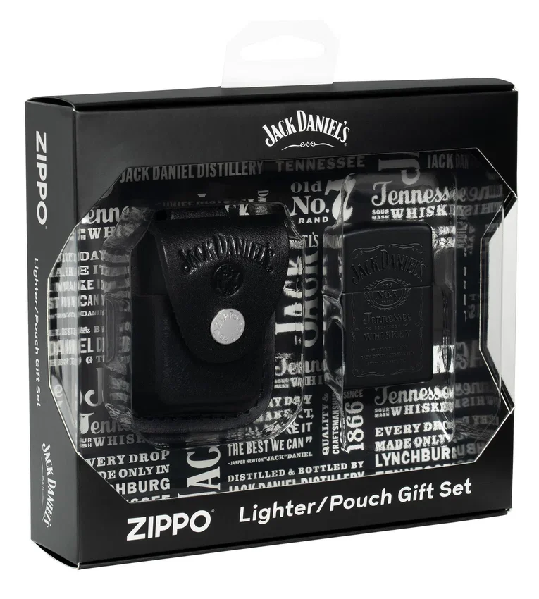 Set de regalo con encendedores y fundas de Jack Daniel’s® Set de regalo con encendedores y fundas de Jack Daniel’s®