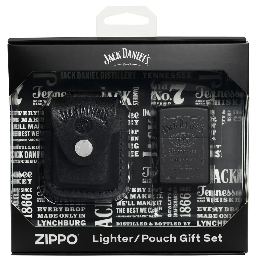 Set de regalo con encendedores y fundas de Jack Daniel’s® Set de regalo con encendedores y fundas de Jack Daniel’s®