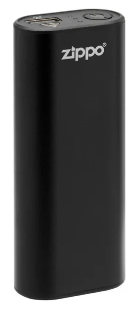 Set de regalo HeatBank® 6: Calientamanos recargables y linterna frontal, color negro