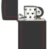 Slim® negro mate con borde rojo Slim® negro mate con borde rojo