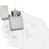 Sterling Silver cepillado Sterling Silver cepillado